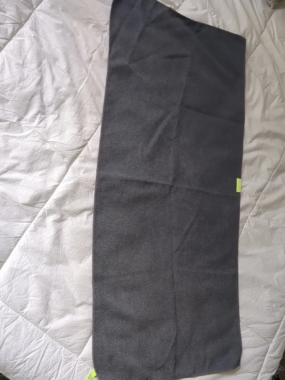 Charcoal Gray Microfiber Hair Towel